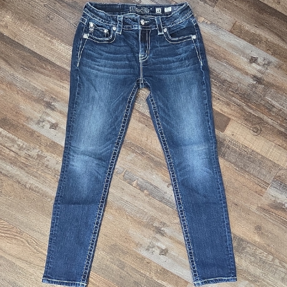 Miss Me Dark Blue Skinny Jeans